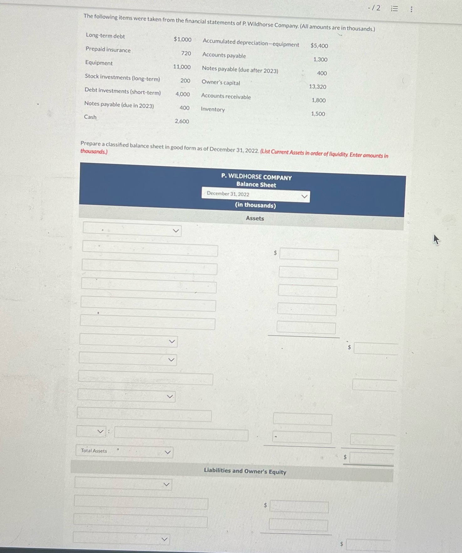 Can you please help me fill this chart out It has