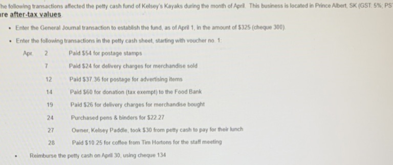 How do i put this into a petty cash? considering