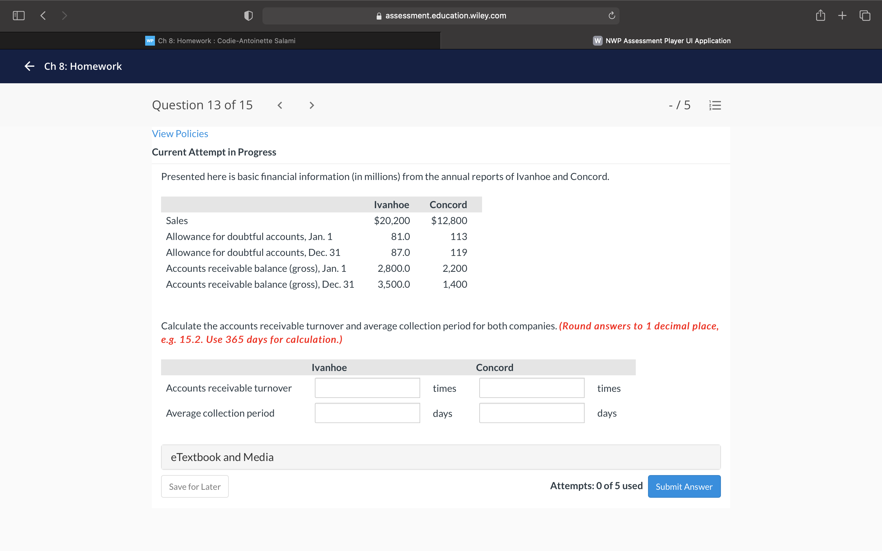< assessment.education.wiley.com + WP Ch 8: