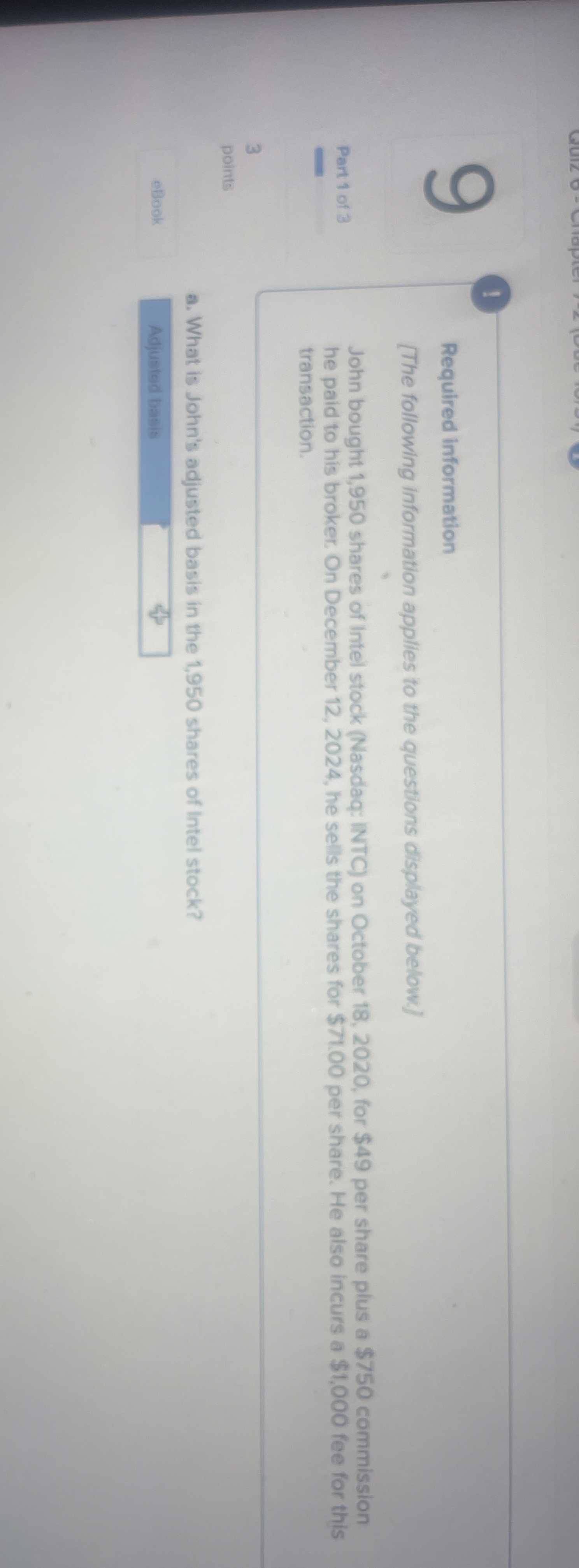 ! Required information [ The following