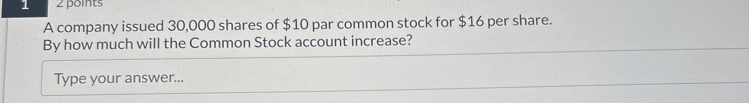 A company issued 3 0 , 0 0 0 shares of $ 1 0 par