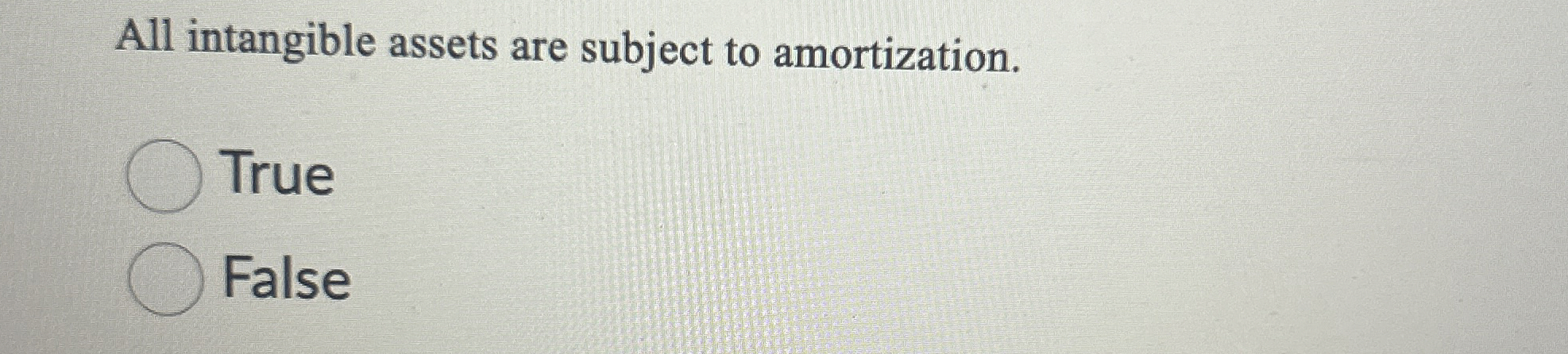 All intangible assets are subject to