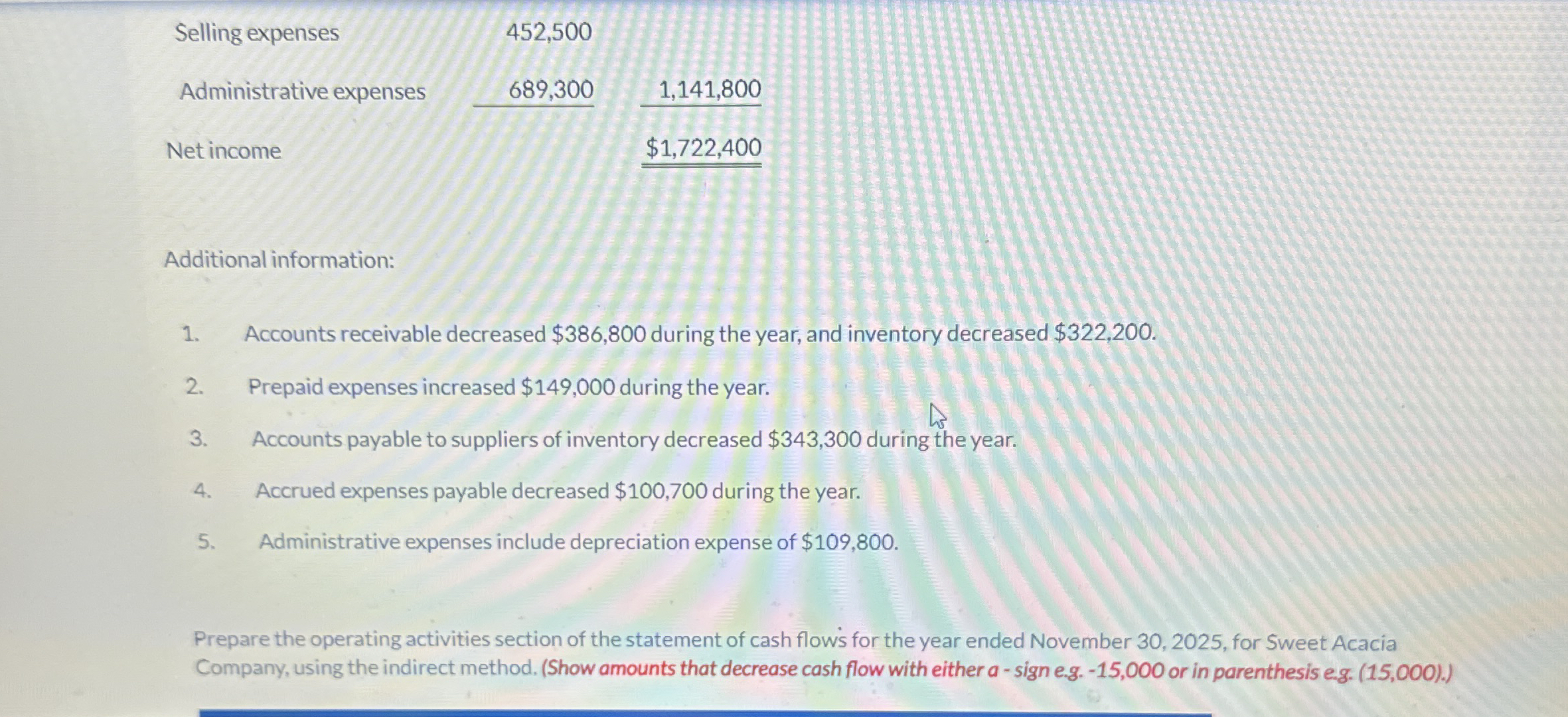 How can I figure out \ table [ [ Administrative