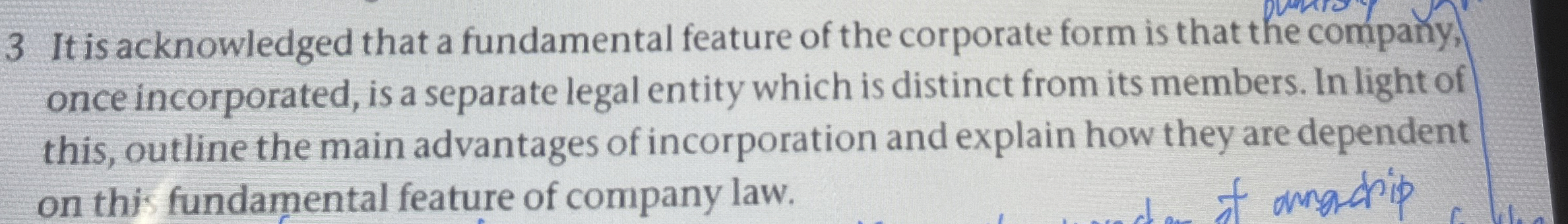 3 It is acknowledged that a fundamental feature