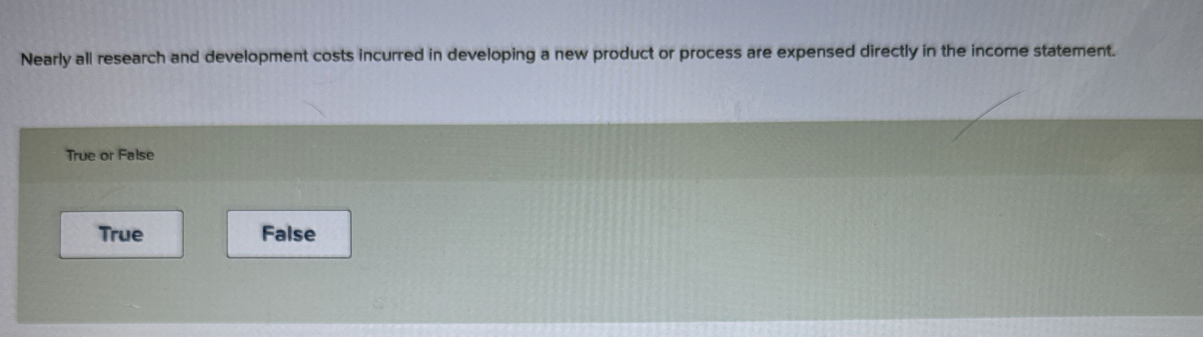 Nearly all research and development costs