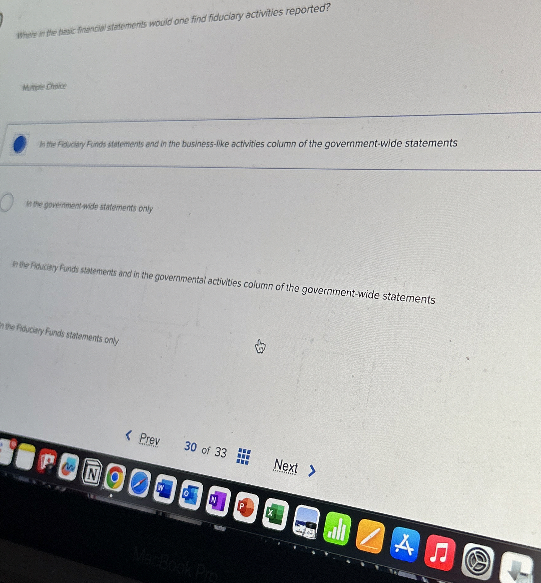 Wheme in the basic financial statements would one