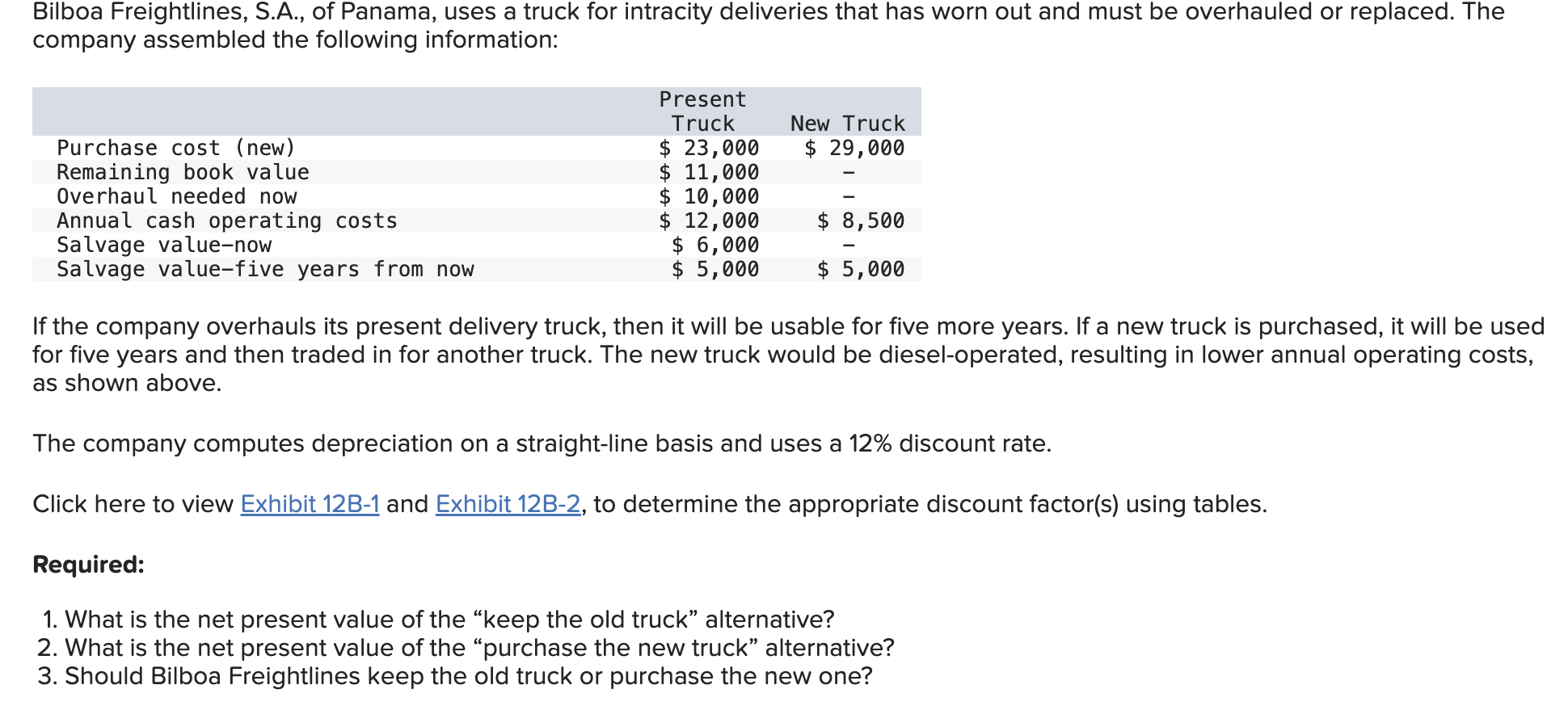 Bilboa Freightlines, S . A . , o f Panama, uses a