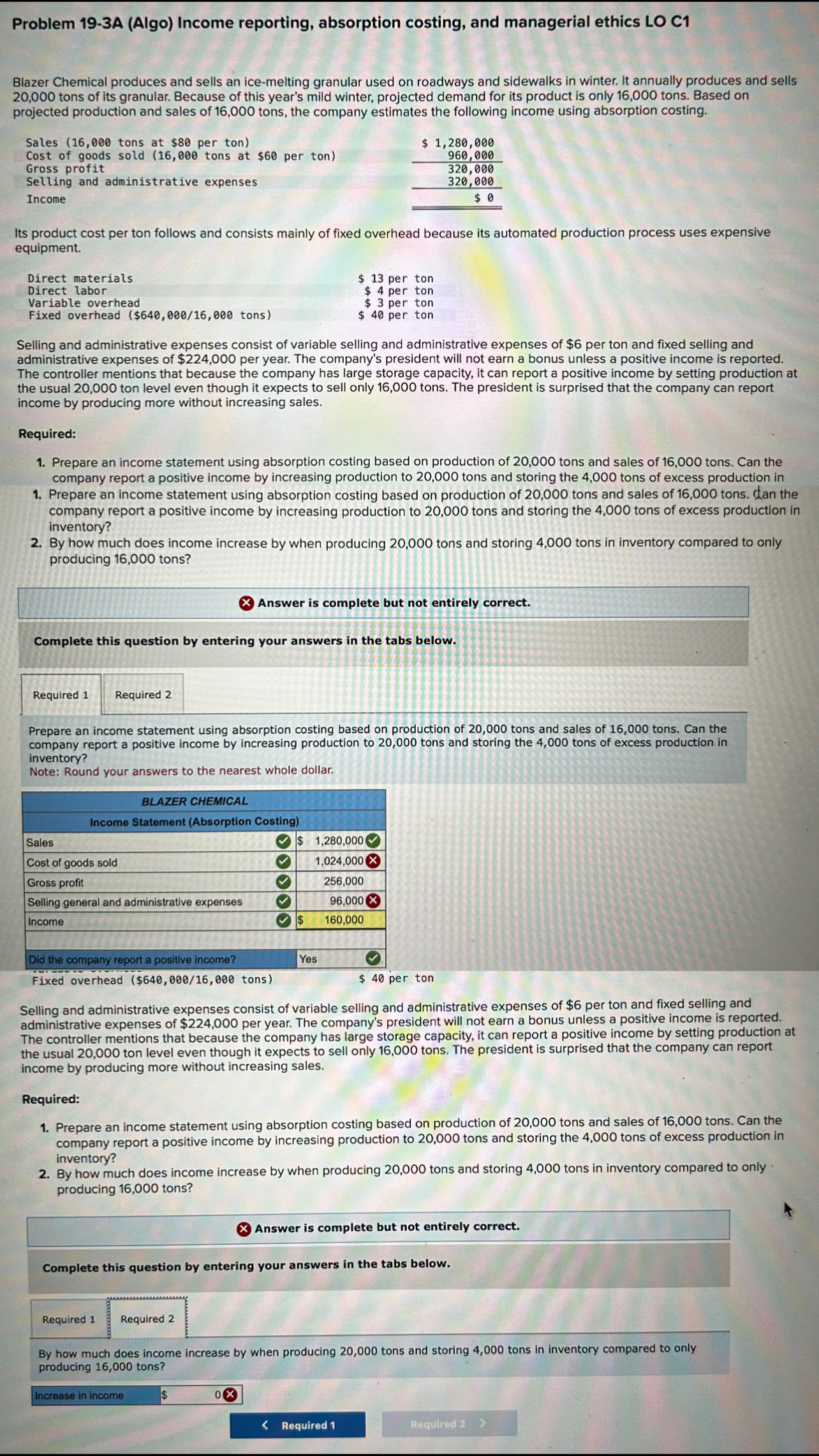 Help answering both parts of the question. Unable