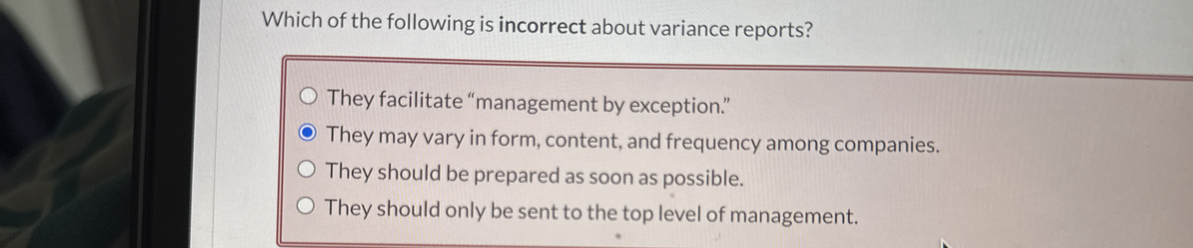 Which of the following is incorrect about