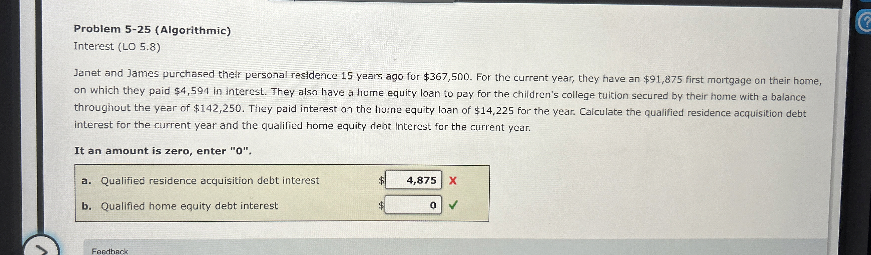 Problem 5 - 2 5 ( Algorithmic ) Interest ( LO 5 .