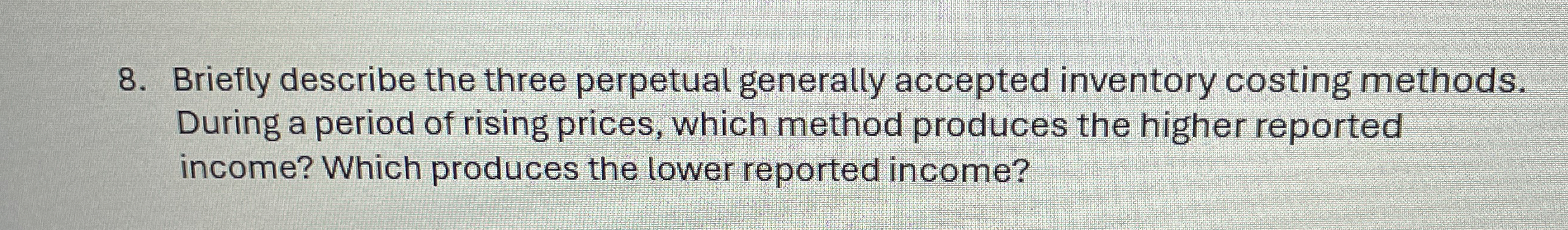 Briefly describe the three perpetual generally