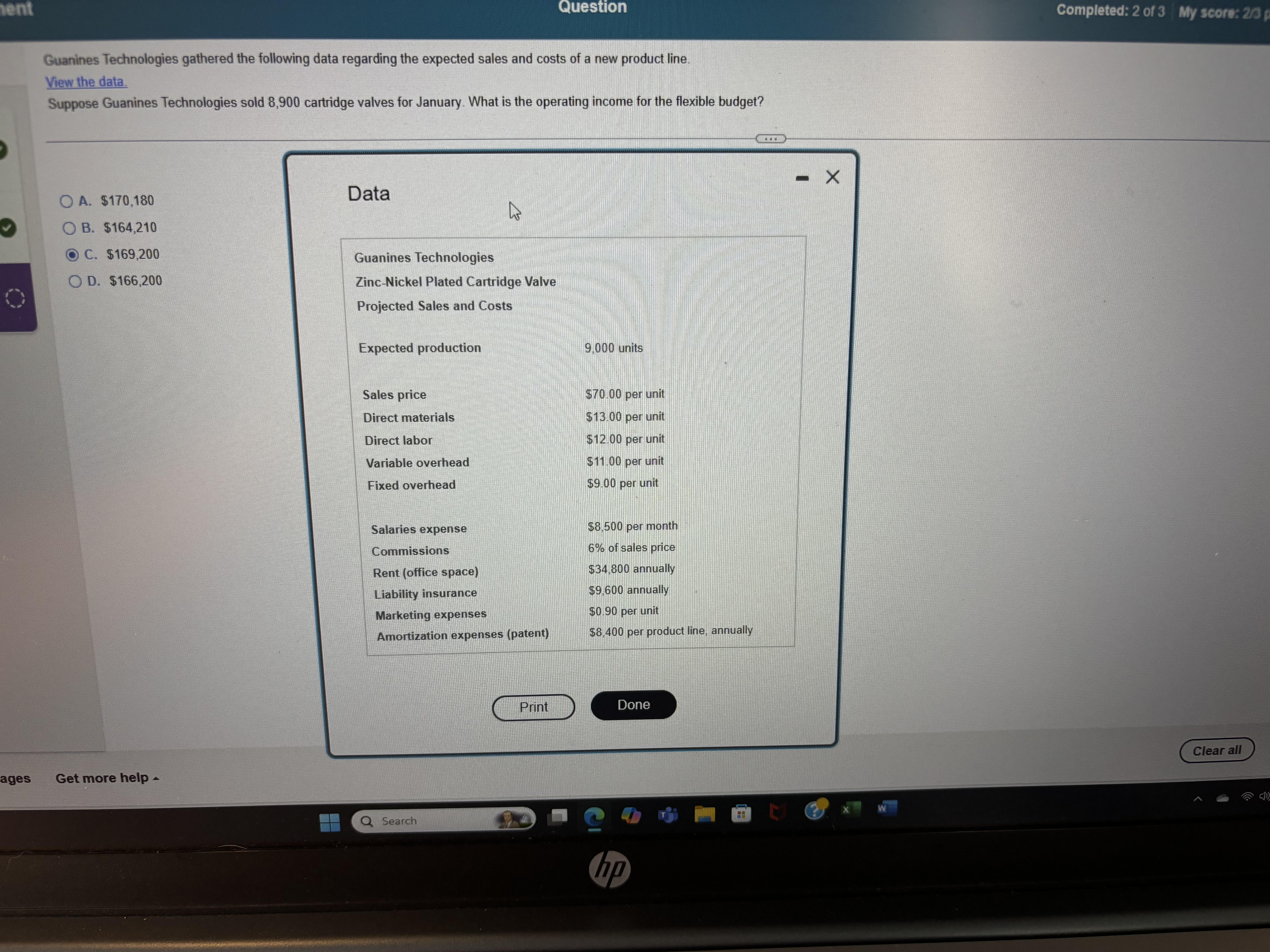 Guanines Technologies gathered the following data