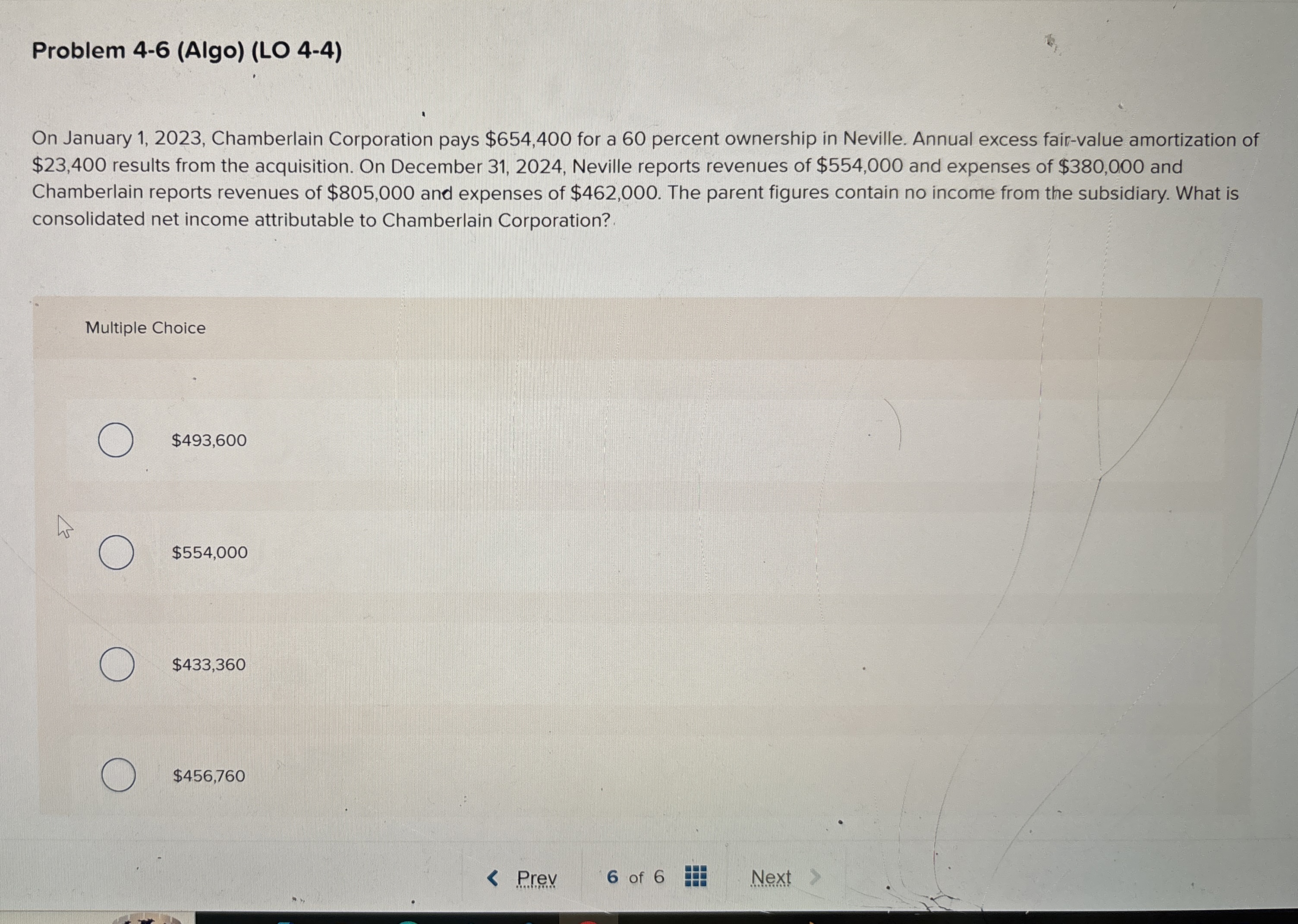 Problem 4 - 6 ( Algo ) ( LO 4 - 4 ) On January 1