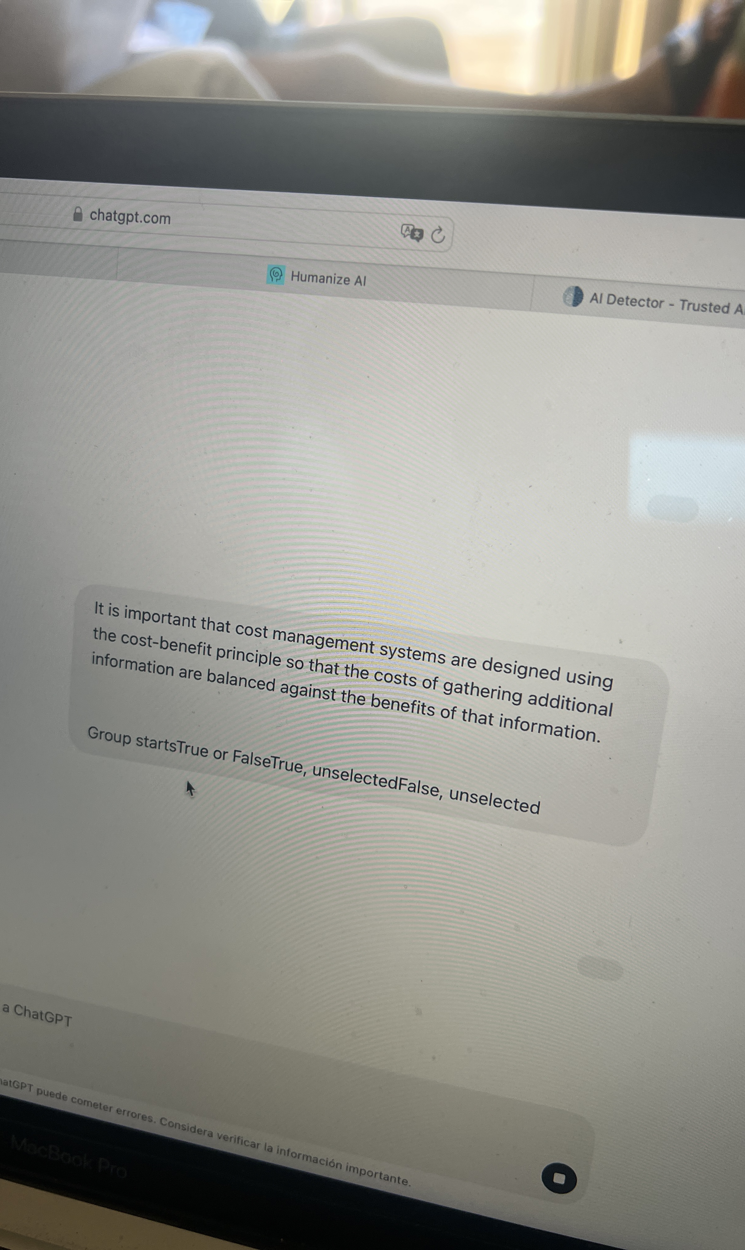 chatgpt.com Humanize AI Al Detector - Trusted A