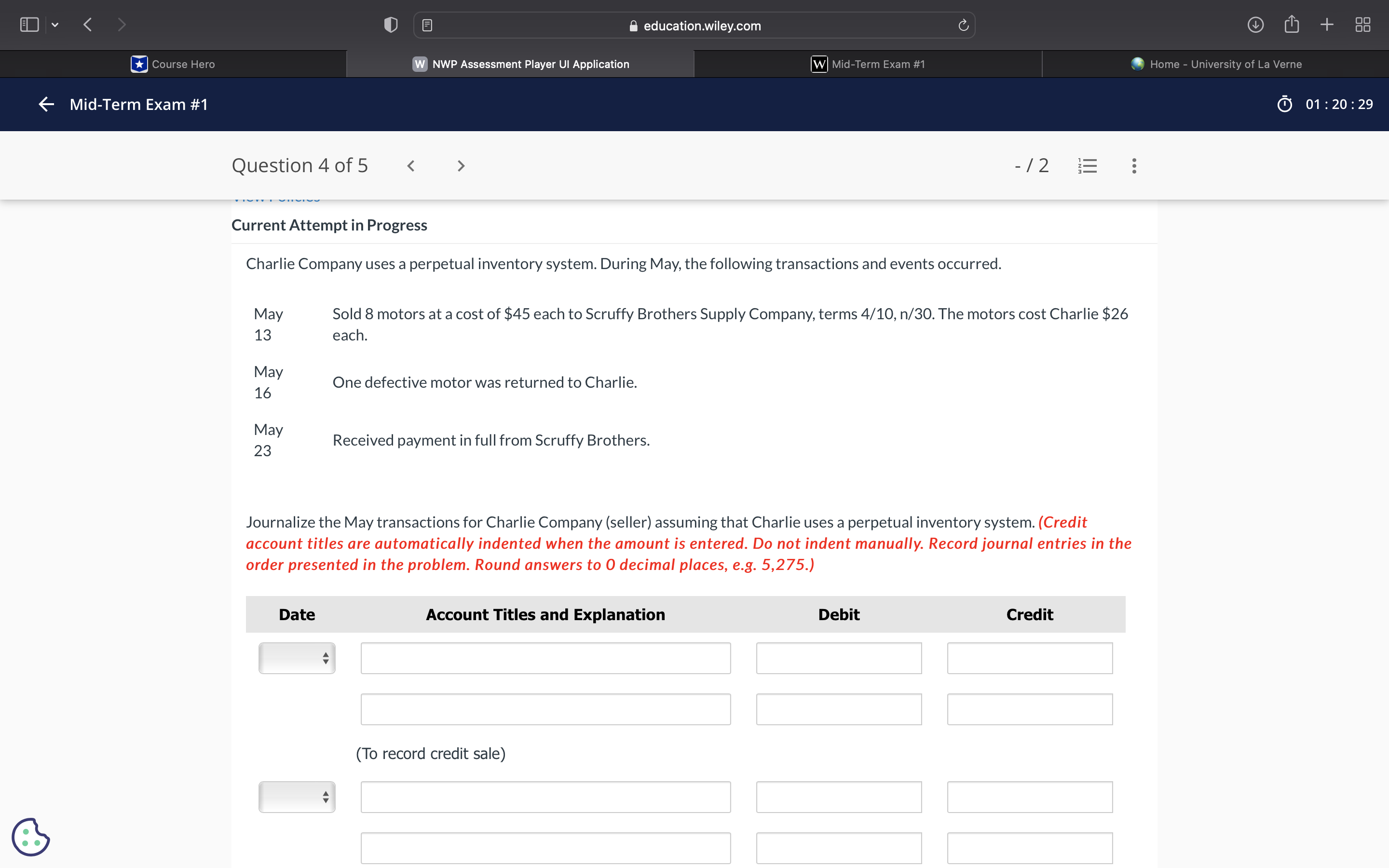 D E B education.wiley.com lil NWP Assessment