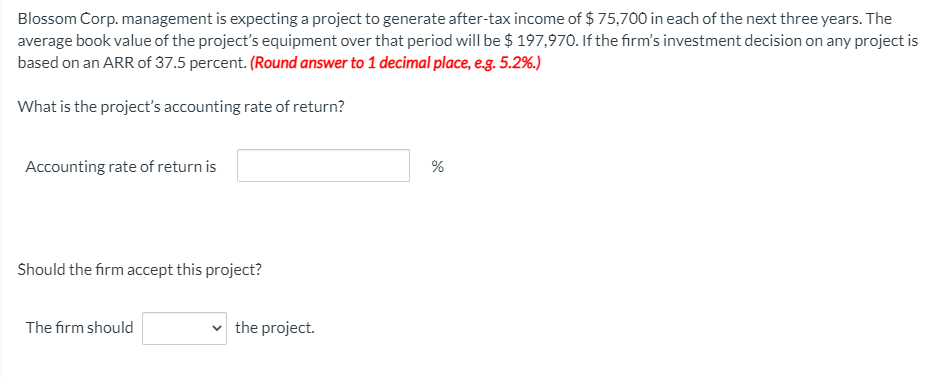 i need help 1. \fBlossom Corp. management is