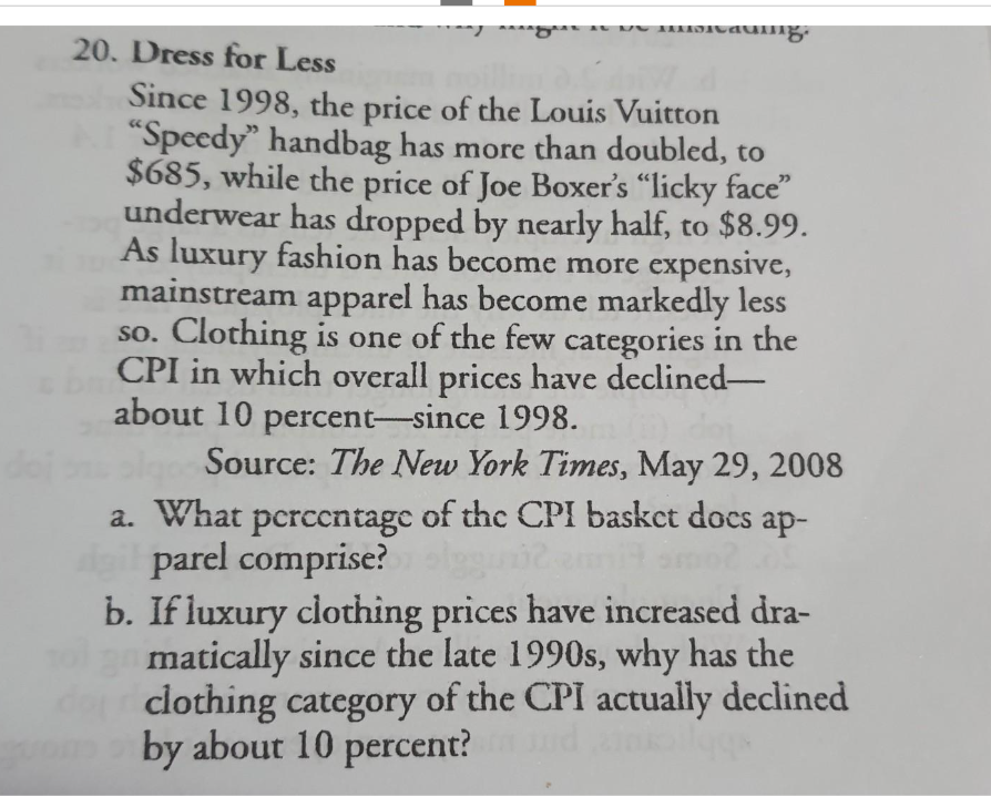 20. Dress for Less Since 1998, the price of the