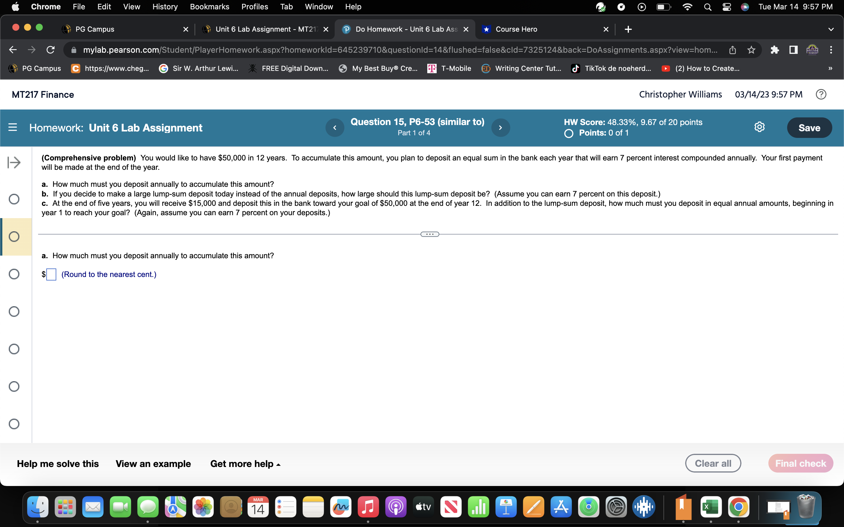 6 Chrome File Edit View History Book rks Profiles