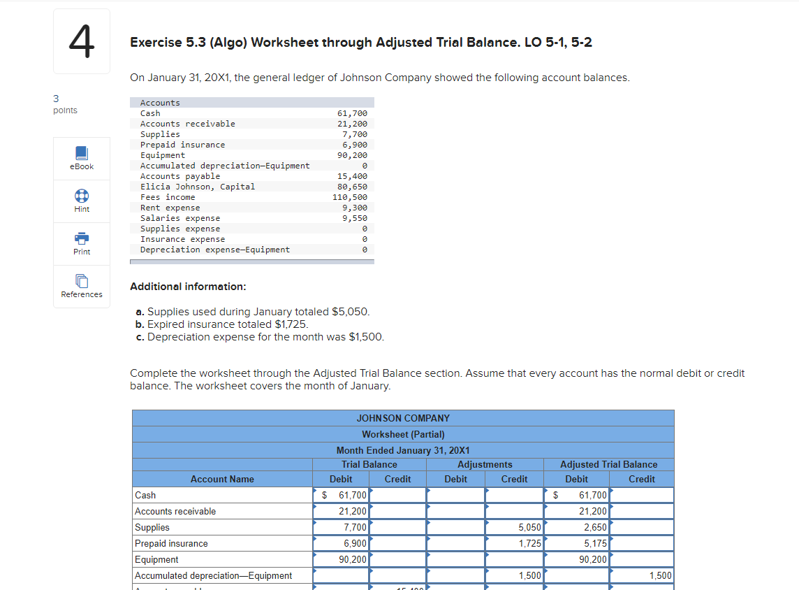 4 Exercise 5.3 (Algol Worksheet through Adjusted