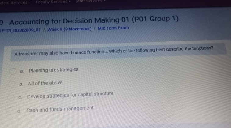 acoounting dent Services - Faculty Services Stat