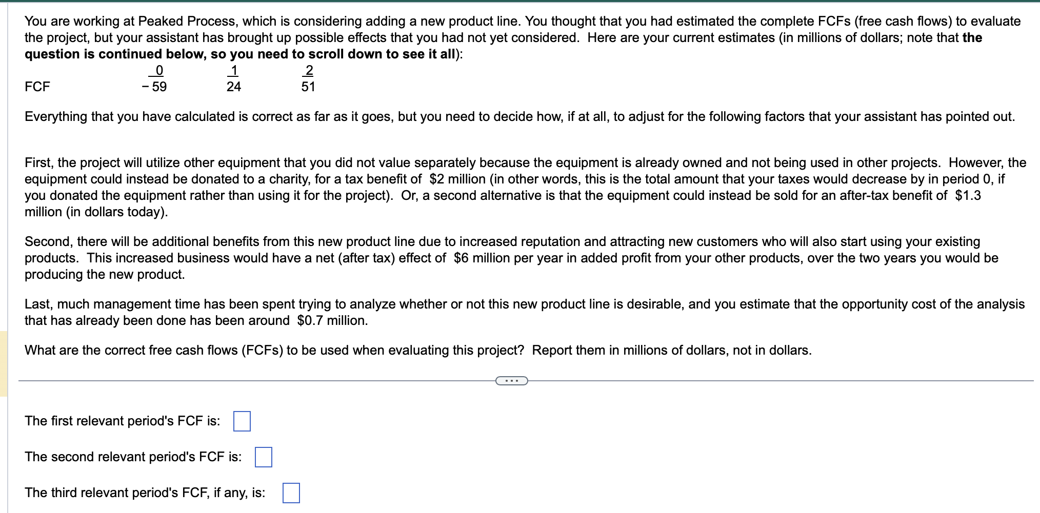 You are working at Peaked Process, which is