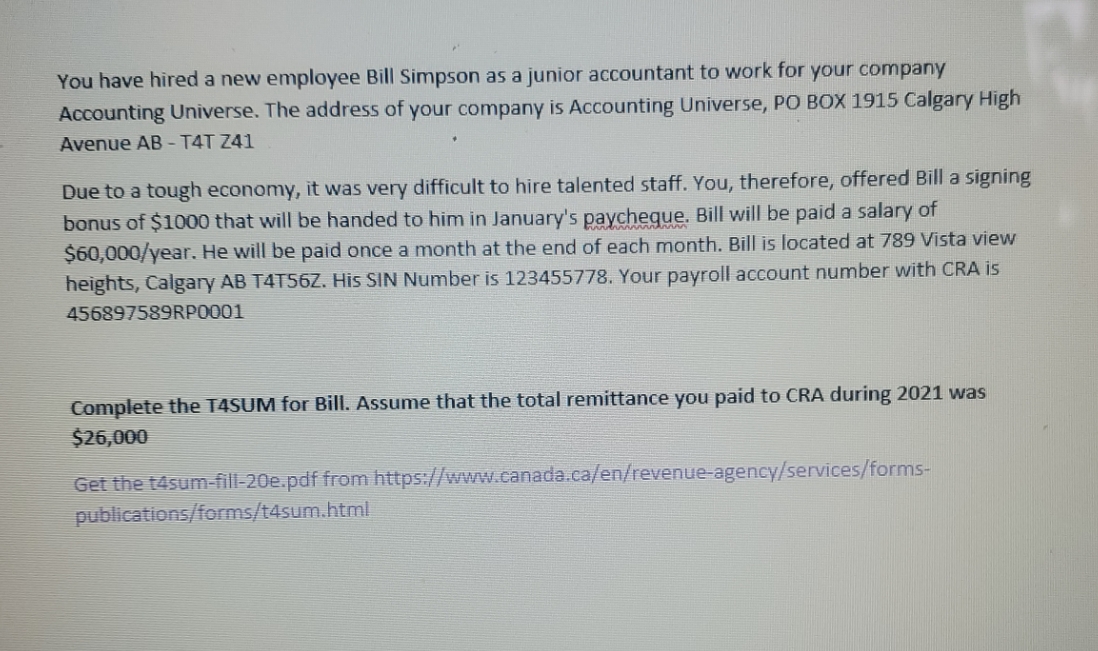 Please help me answer my Payroll Accounting