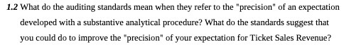 1.2 What do the auditing standards mean when they