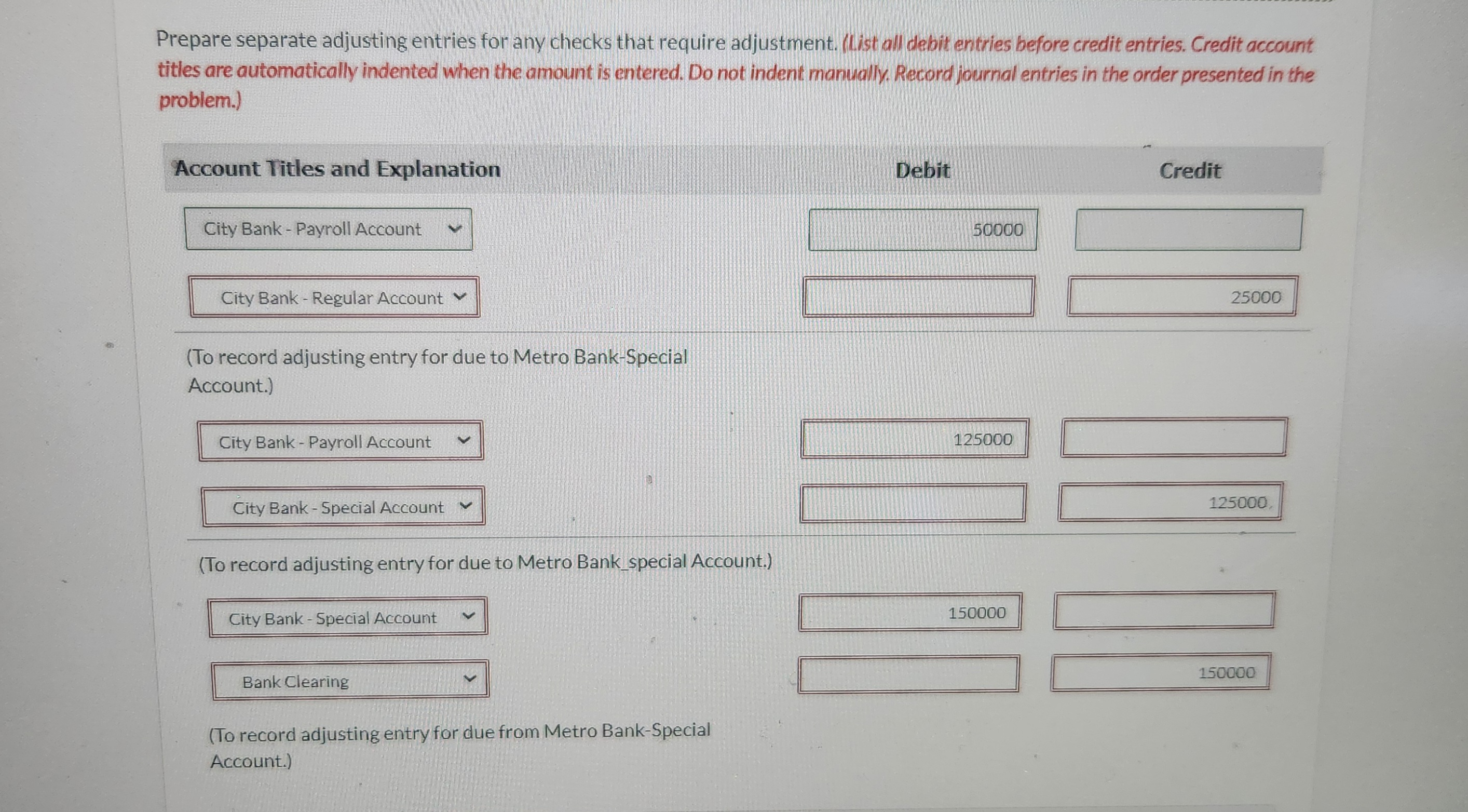 Current Attempt in Progress LMN Company has a