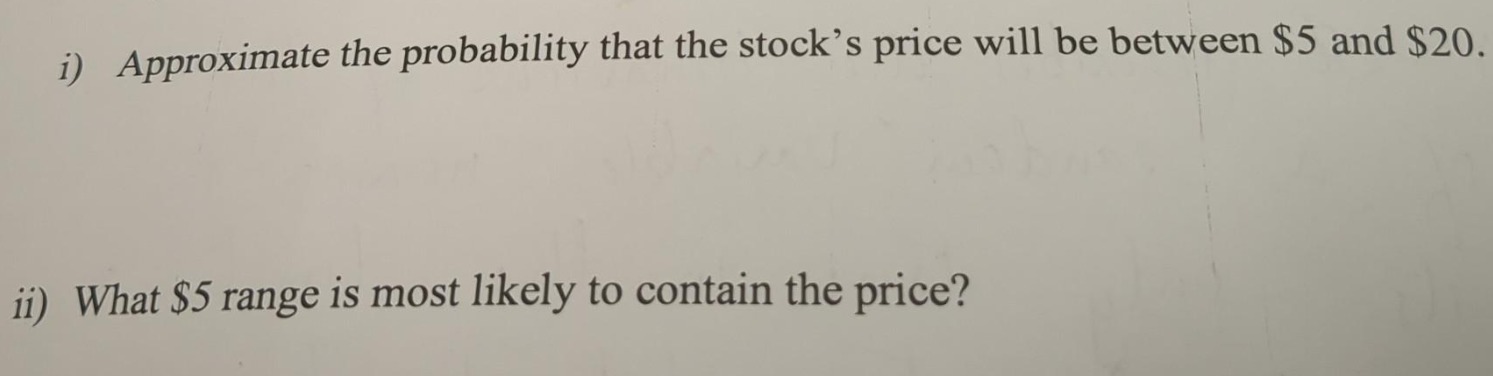 8. (12 pts) The following shows the probability