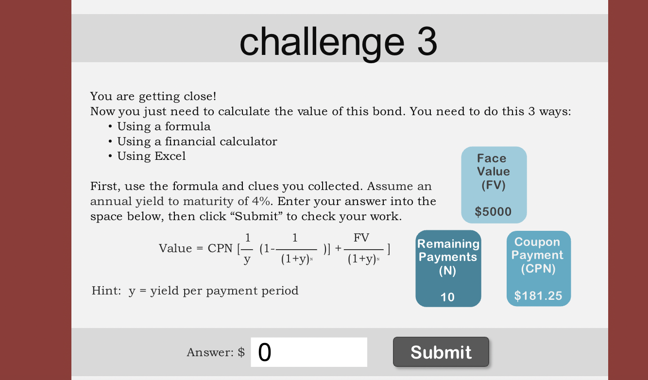 challenge 3 You are getting close! Now you just