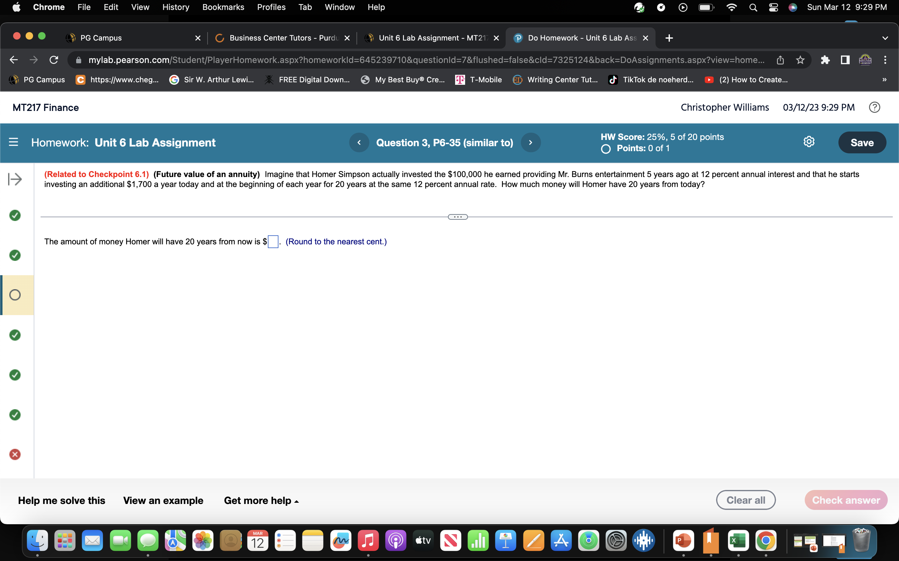 6 Chrome File Edit View History Bookmarks