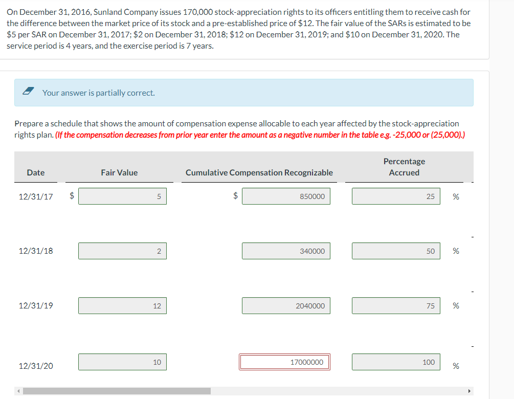 On December 31, 2016, Sunland Company issues
