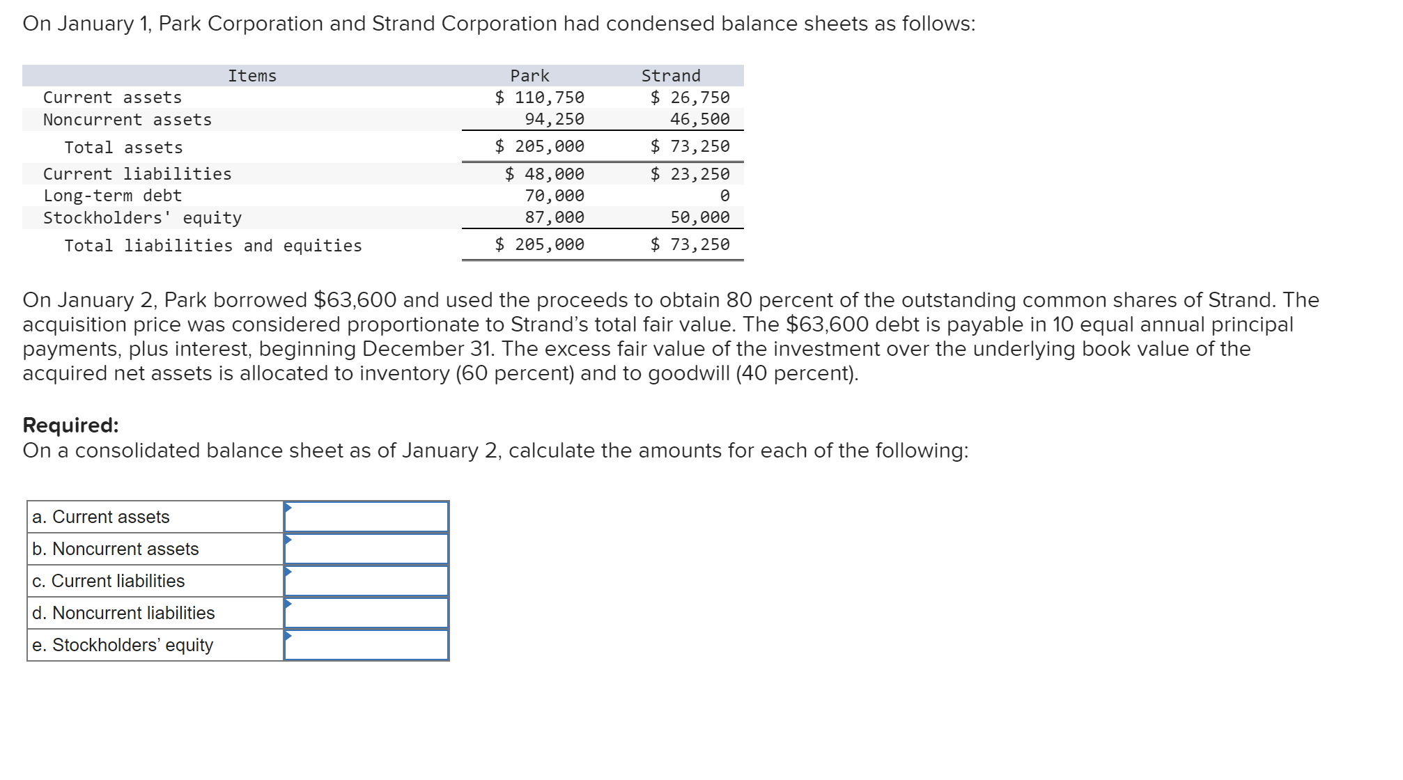 On January 1, 2023, French Company acquired 60