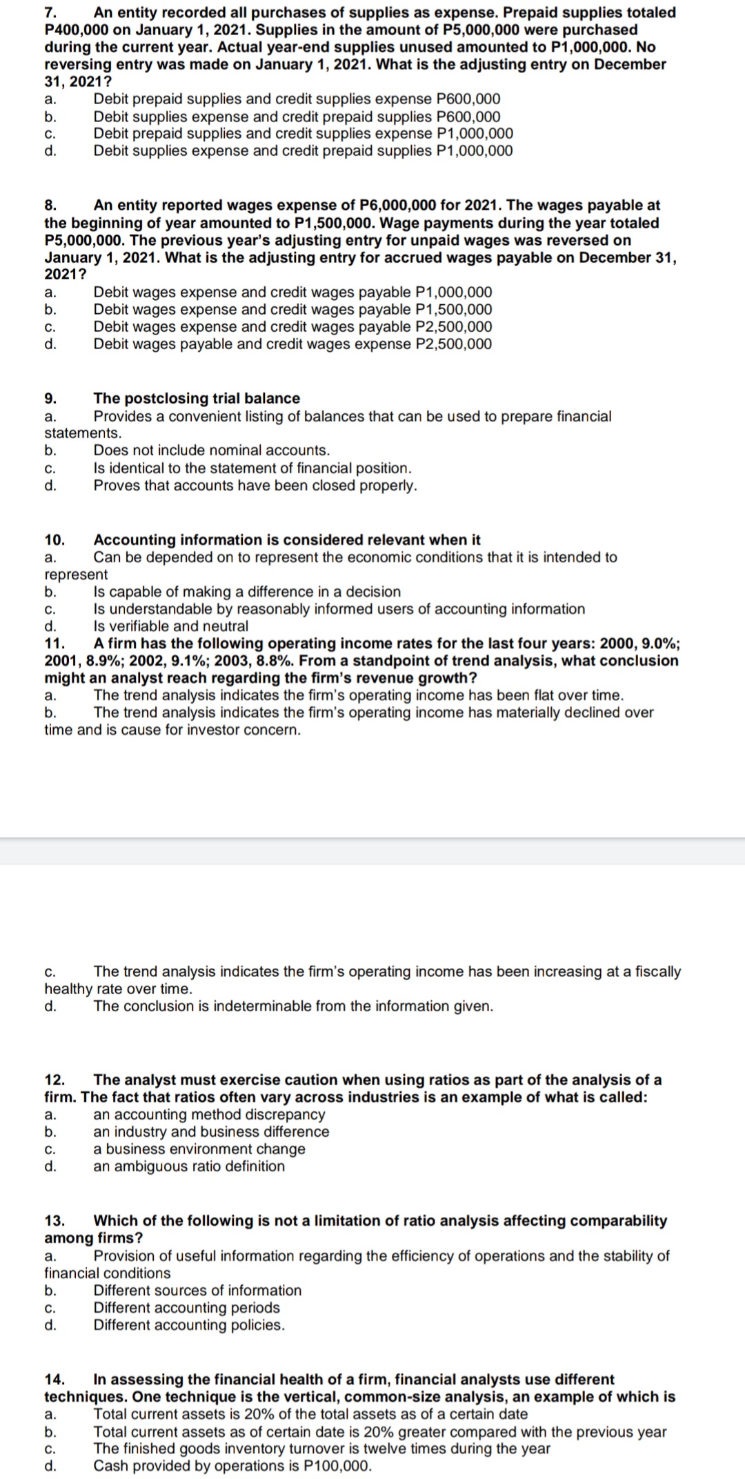 Please help me answer the following questions: