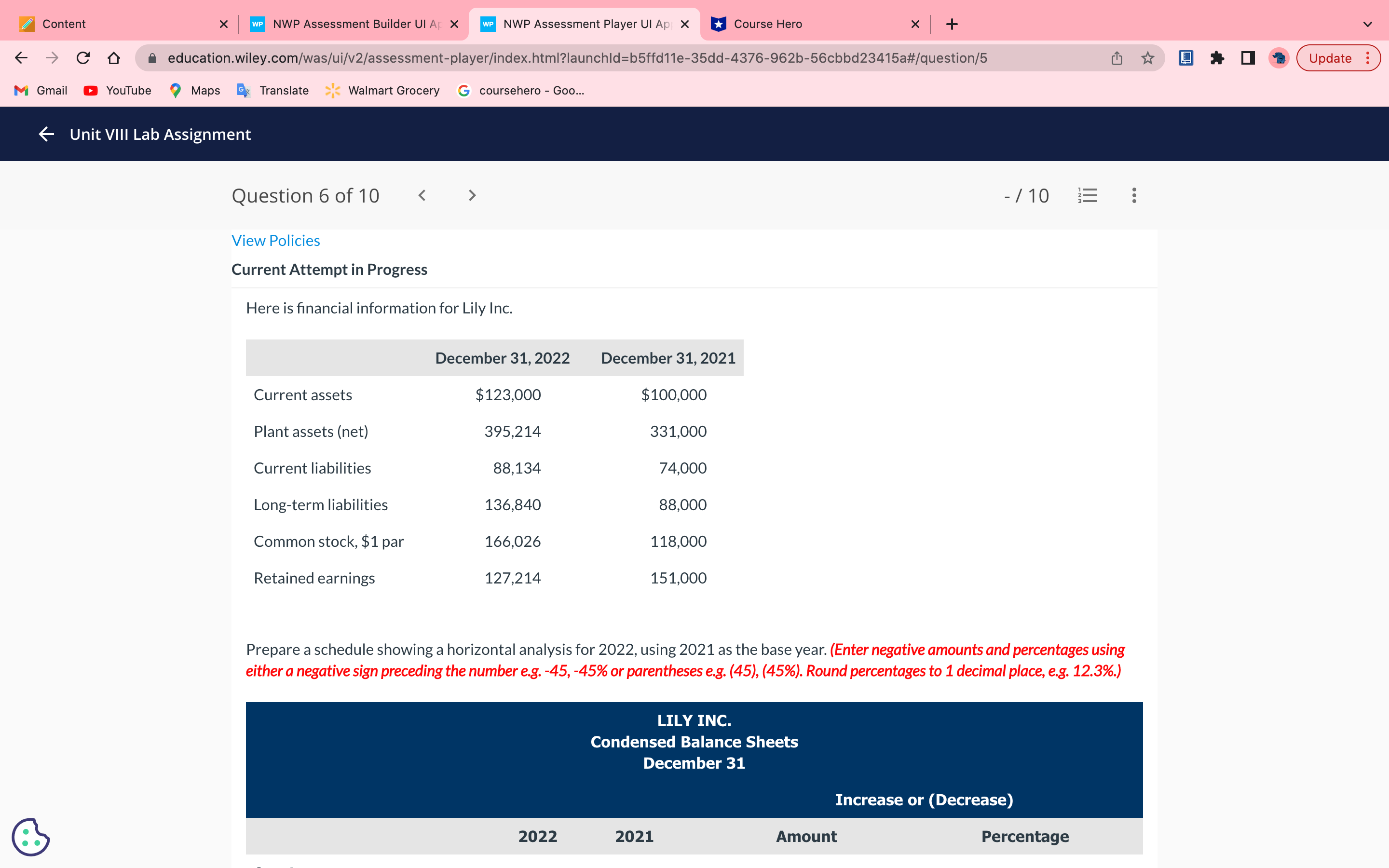 Content X WP NWP Assessment Builder UI Ar X WP