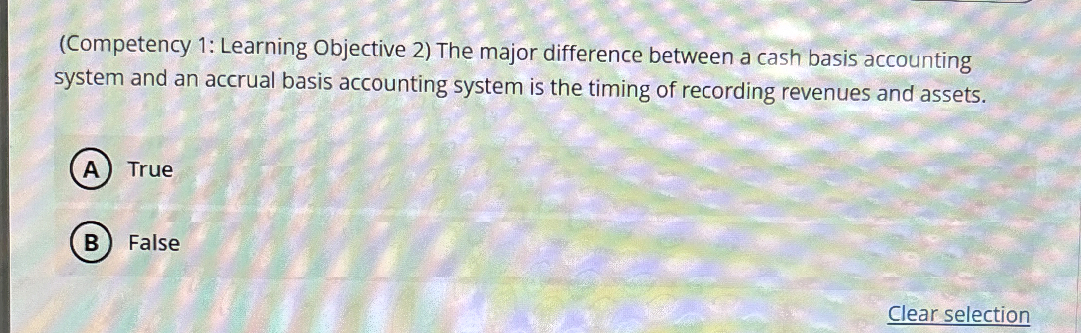 ( Competency 1 : Learning Objective 2 ) The major