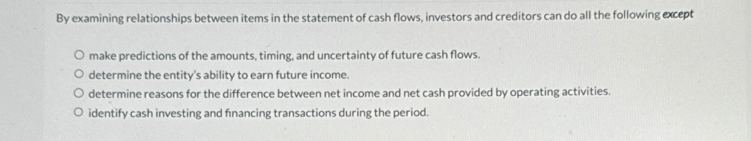 By examining relationships between items in the