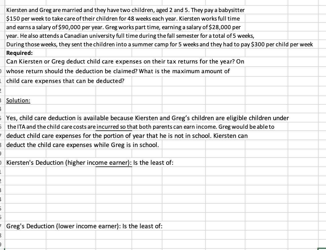 Kiersten and Greg are married and they have two