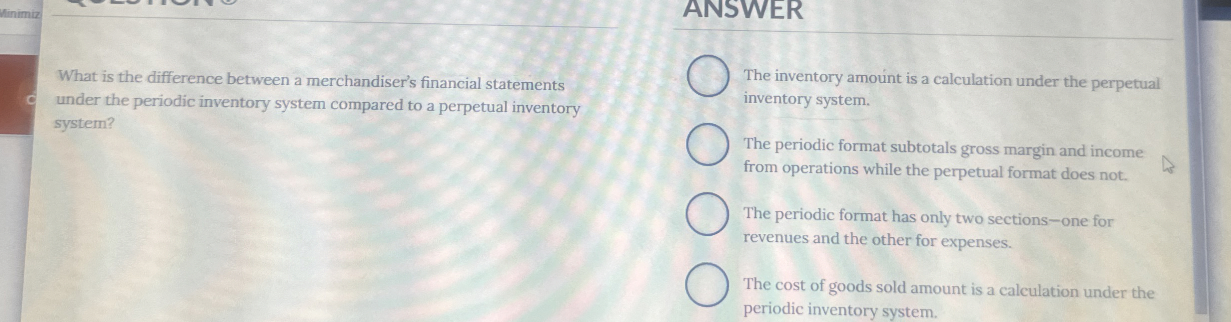 ANSWER What is the difference between a