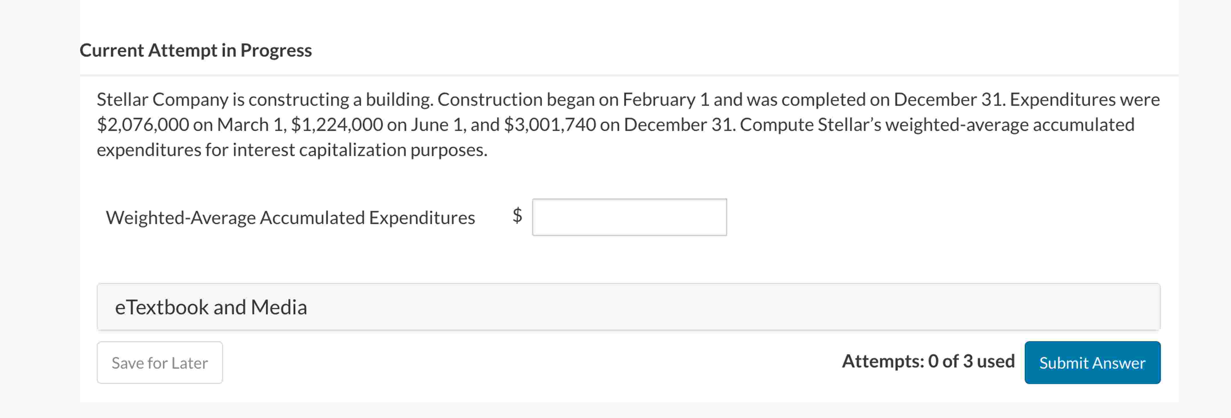 Current Attempt in Progress Stellar Company is