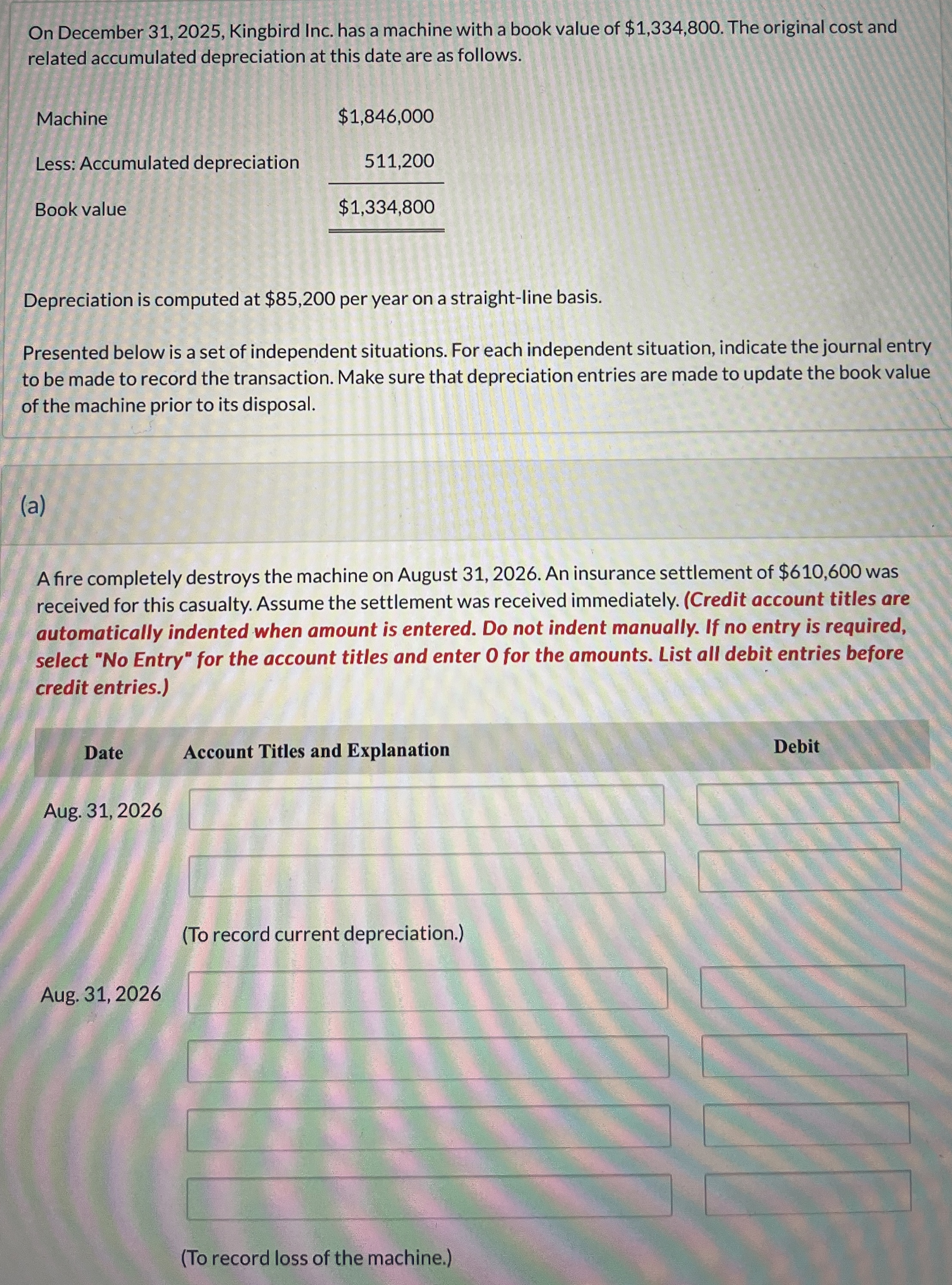 On December 3 1 , 2 0 2 5 , Kingbird Inc. has a