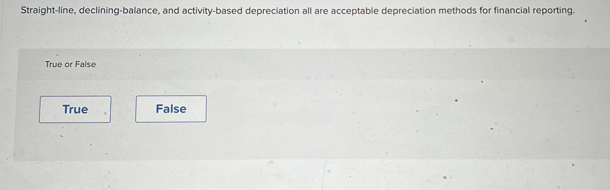 Straight - line, declining - balance, and