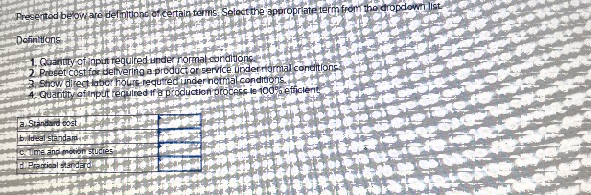 Presented below are definitions of certain terms.