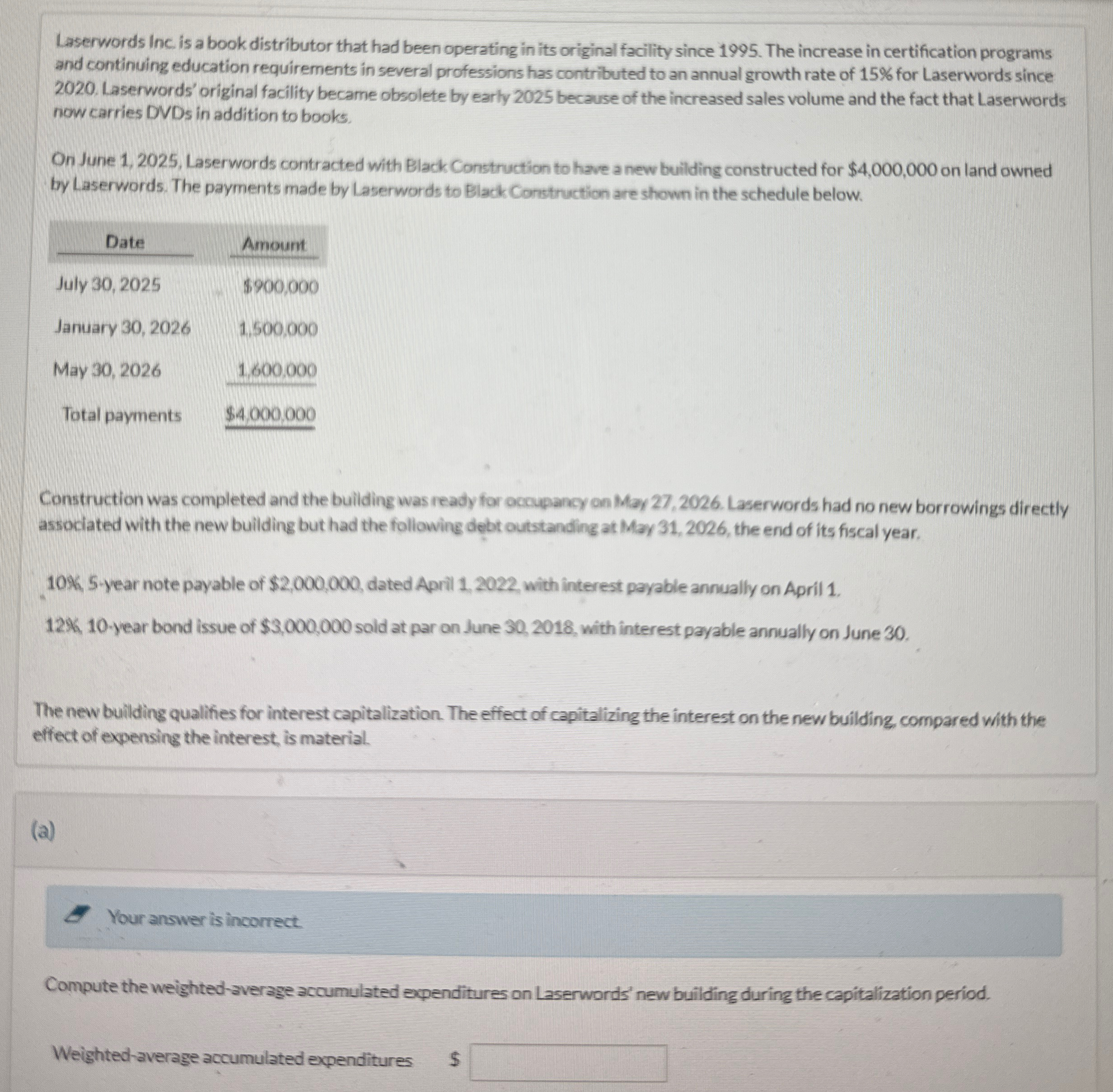 How to solve Laserwords Inc is a book distributor