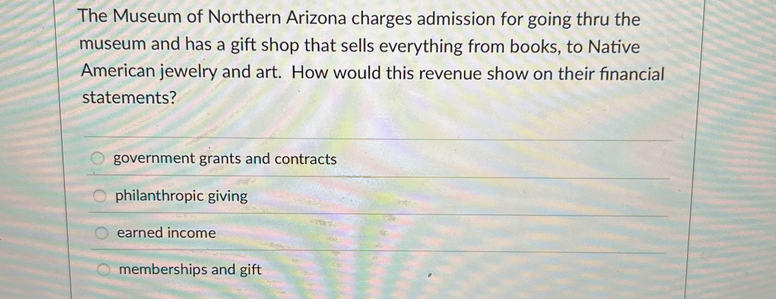 The Museum of Northern Arizona charges admission
