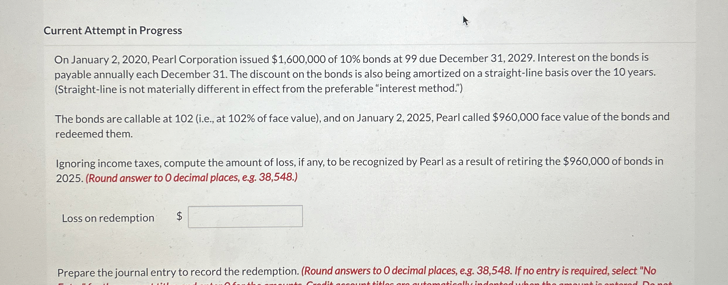 Current Attempt in Progress On January 2 , 2 0 2