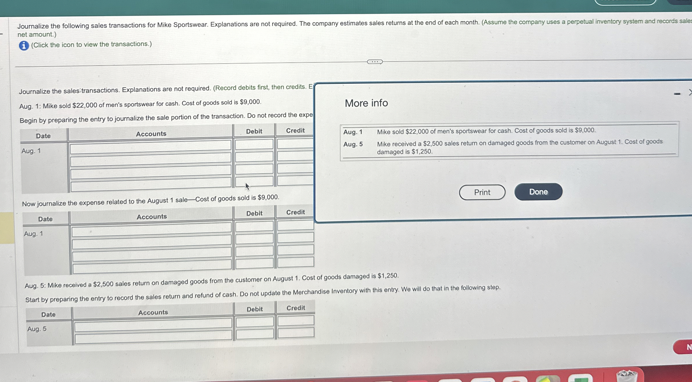 net amount. ) ( Click the icon to view the