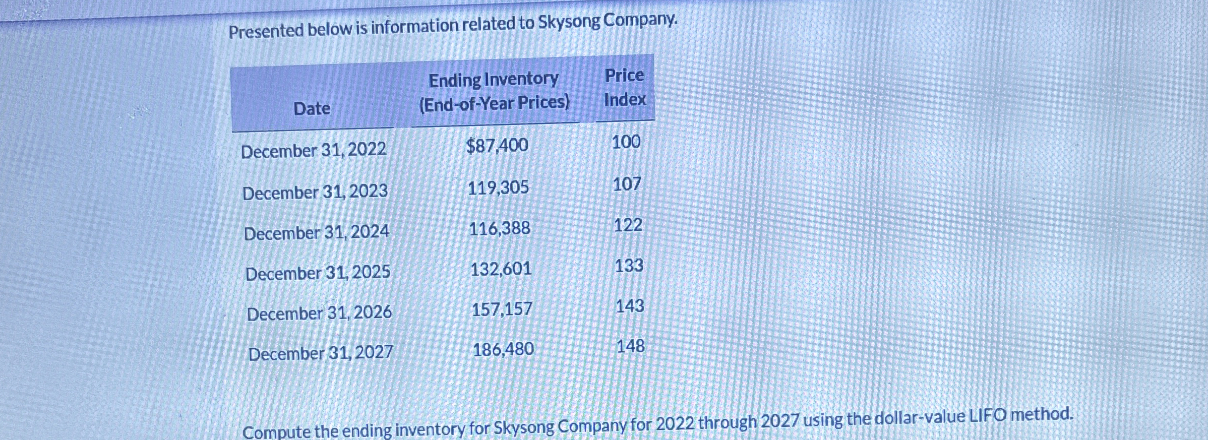 Presented below is information related to Skysong