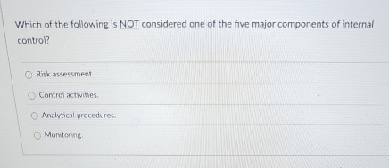 Which of the following is NOT considered one of