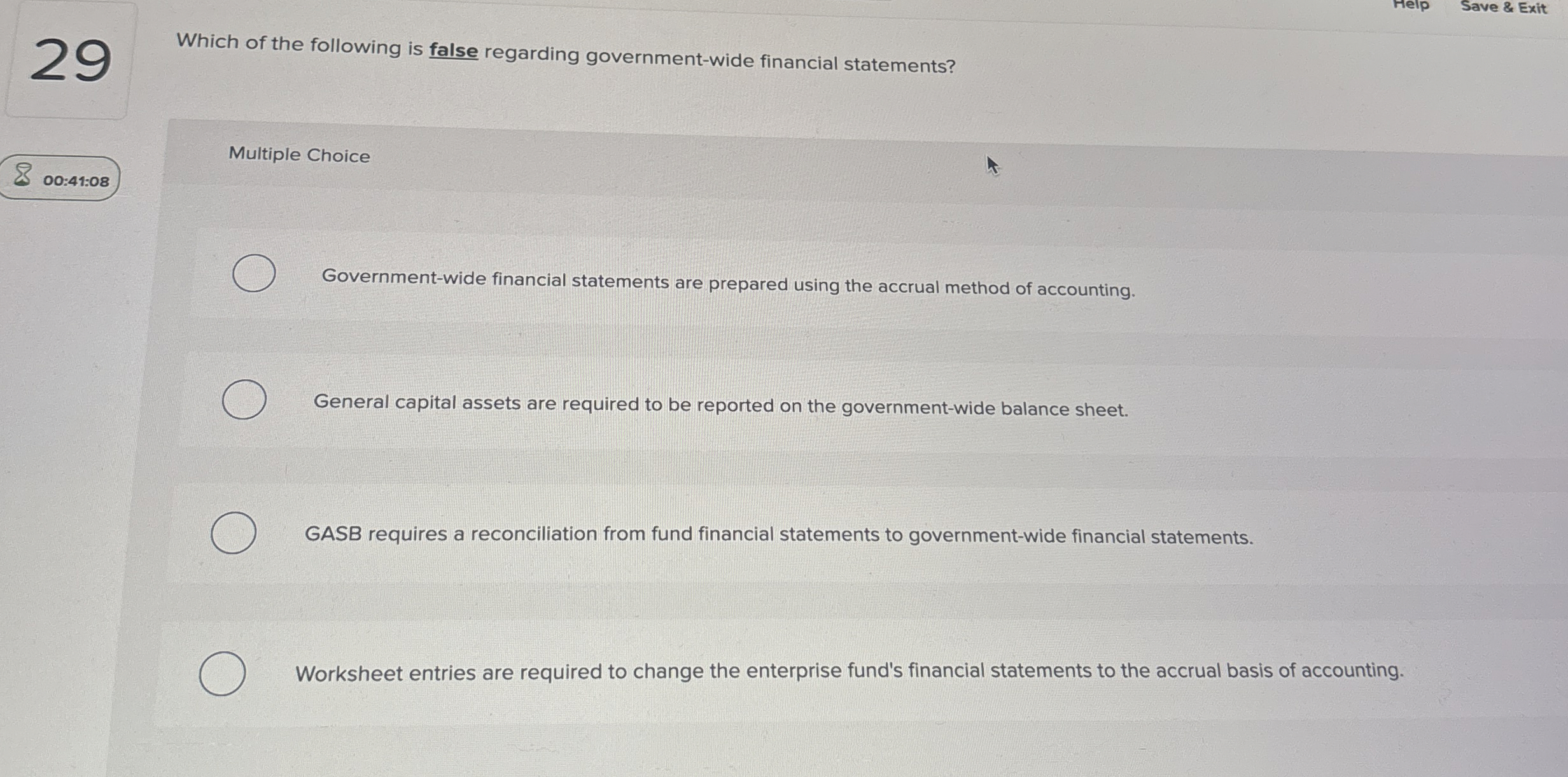 2 9 Which of the following is false regarding